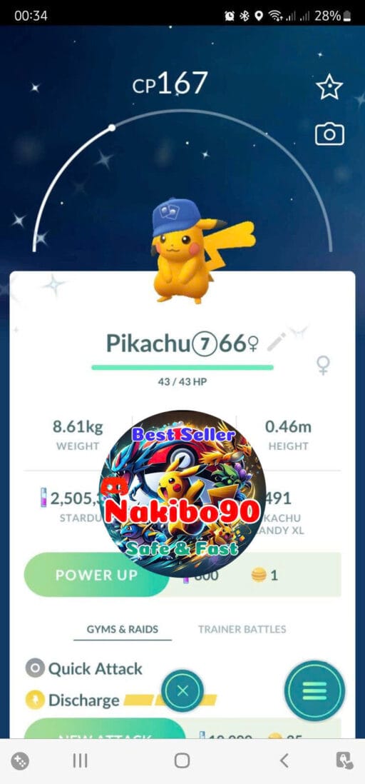 Pokémon Go Shiny Pikachu TCG Hat