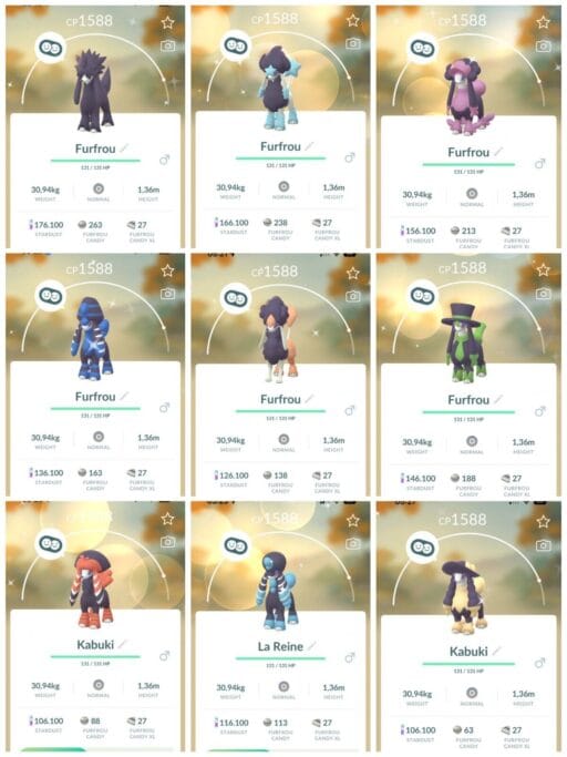 Pokémon Go Shiny Furfrou