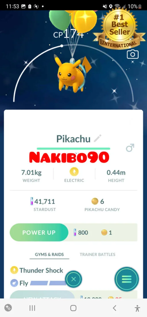 Pokémon Go Shiny Pikachu Flying Taipei Air Adventures