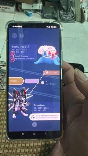 Pokémon Go Mewtwo Armored - Trade 20k stardust - Trade 1 Million stardust (Read Describe) photo review