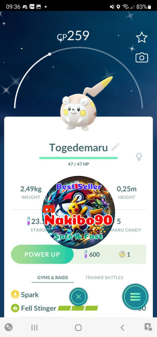 Pokémon Go Shiny Tegedemaru