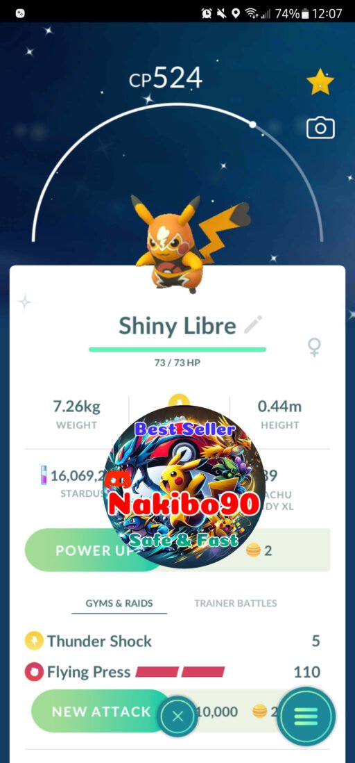 Pokémon Go Shiny Pikachu Libre