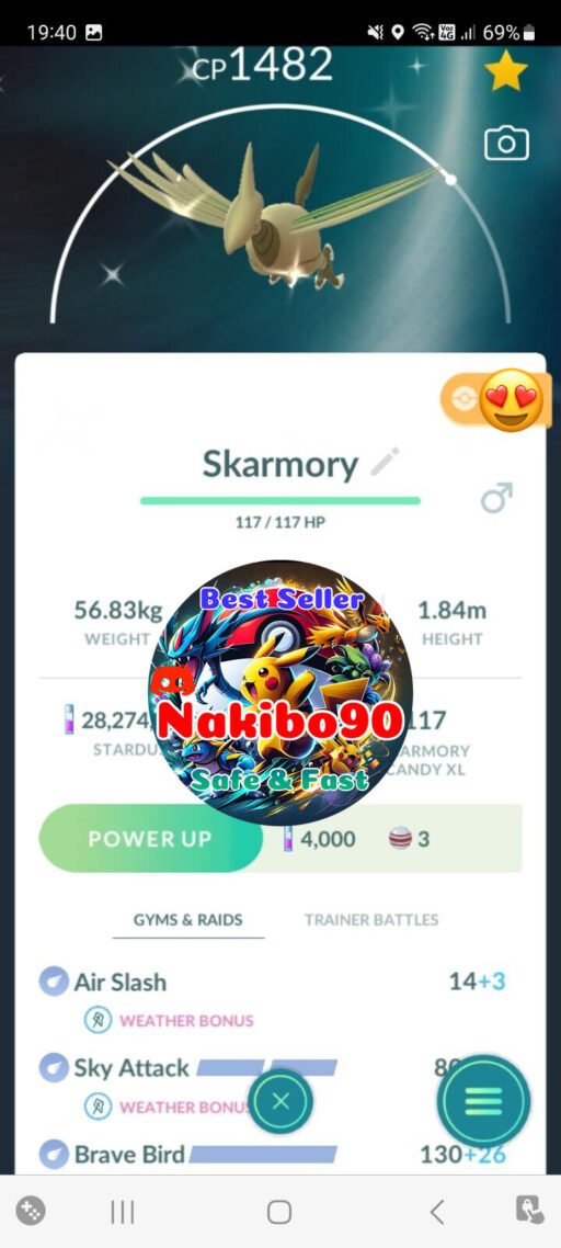 Pokémon Go Shiny Skarmory Unlock 3 Moveset Under 1500 Great League