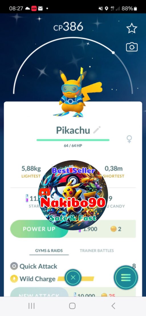 Pokémon Go Shiny Pikachu World Championships Swimming goggles