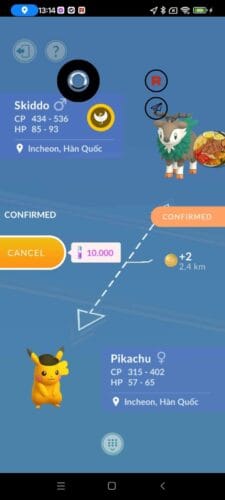 Pokemon Go Shiny Pikachu Safari Hat Backgrounds Incheon - Trade 20k stardust - Trade 1 Million stardust (Read Describe) photo review