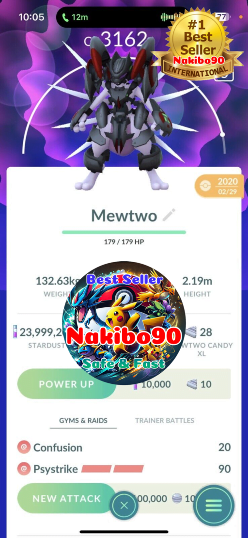 Pokémon Go Armored Mewtwo Level 50