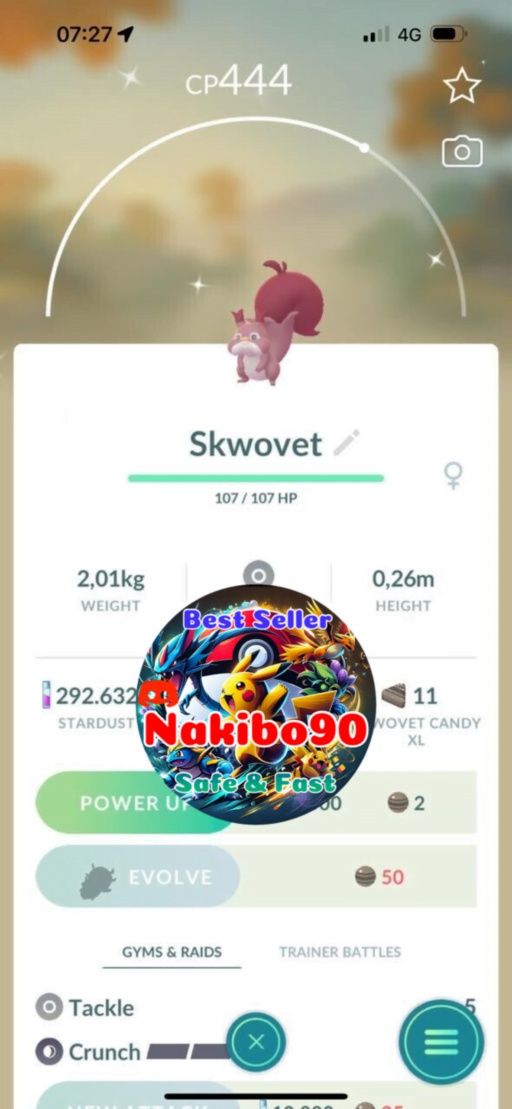 Pokémon Go Shiny Skwovet