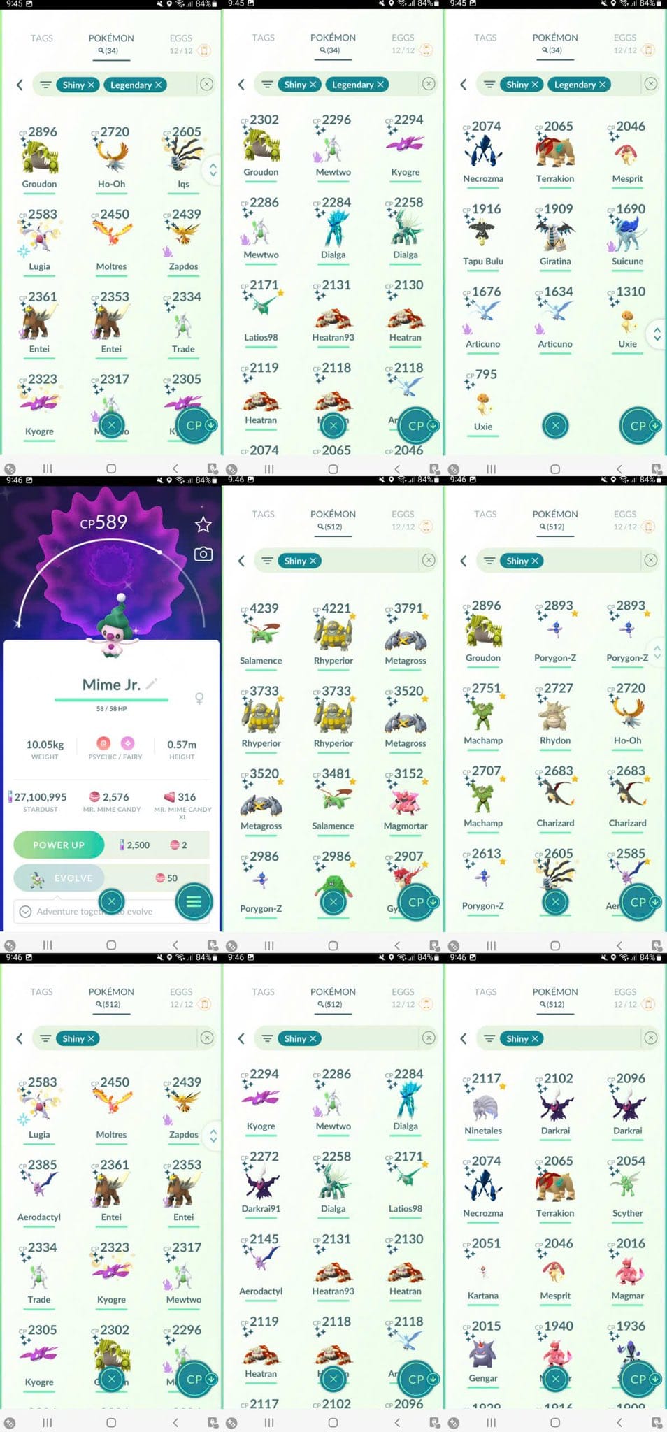 Pokémon Go Account Level 50 Year 2016 - IV100 10 Legendary 