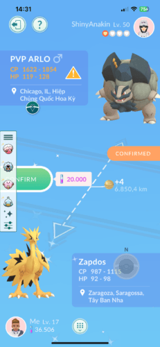 Pokémon Go Shiny Galarian Zapdos - PTC Account - Trade 20k stardust - Trade 1 Million stardust (Read Describe) photo review