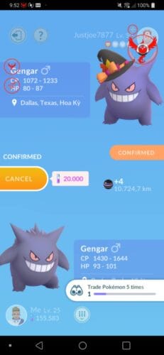 Pokémon Go Shiny Gengar Gigantamax  - PTC Account - Trade 20k stardust (Read Describe) photo review