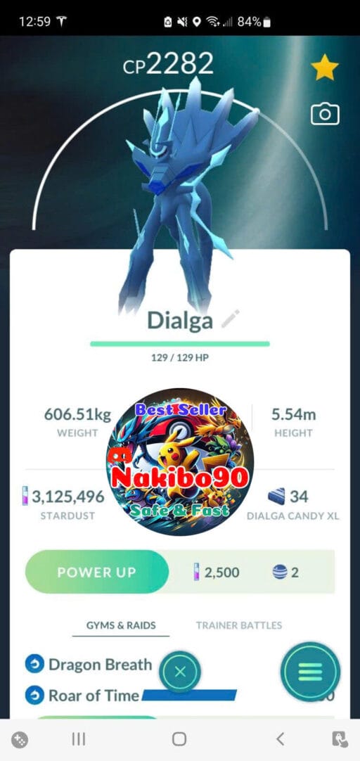 Pokémon Go Dialga Origin Forme Legacy Roar of Time