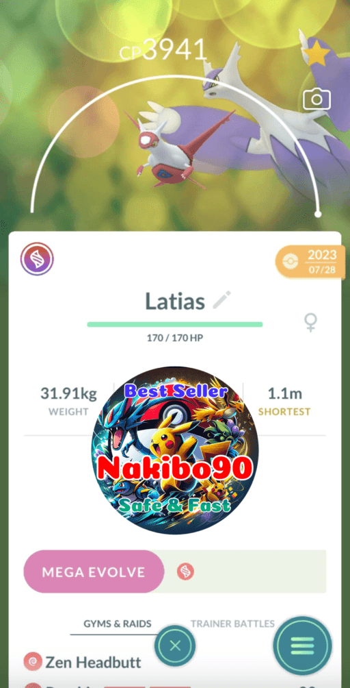 Pokémon Go Latias Level 50