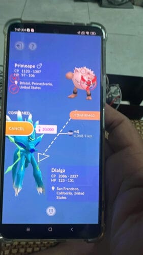 Pokémon Go Shiny Dialga Origin Forme Level 40, Level 50 Legacy Roar of Time - Unlock 3 Moveset Master League PVP  - Trade 20k stardust - Trade 1 Million stardust (Read Describe) photo review