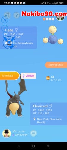 Pokémon Go Shiny Charizard Gigantamax - PTC Account - Trade 20k stardust (Read Describe) photo review