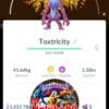 Pokémon Go Shiny Toxtricity Low Key Form Gigantamax Global background