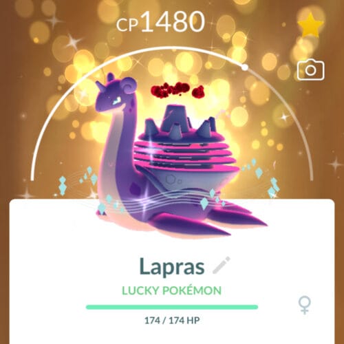 Pokémon Go Shiny Gigantamax Lapras - Very Fast – Very Nice – Very Safe - PTC Account - Trade 20k stardust (Read Describe) photo review