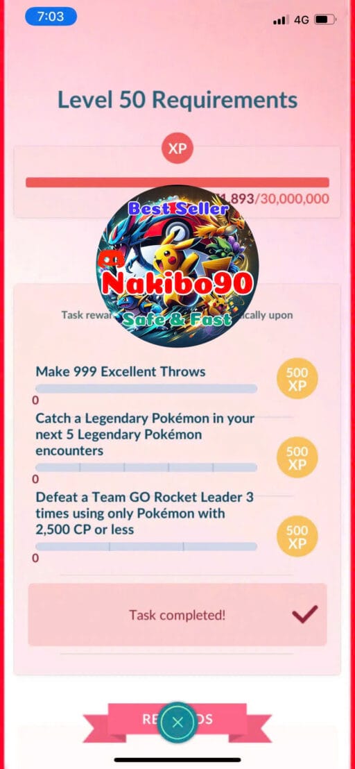 Pokémon Go Requirements for Level 50